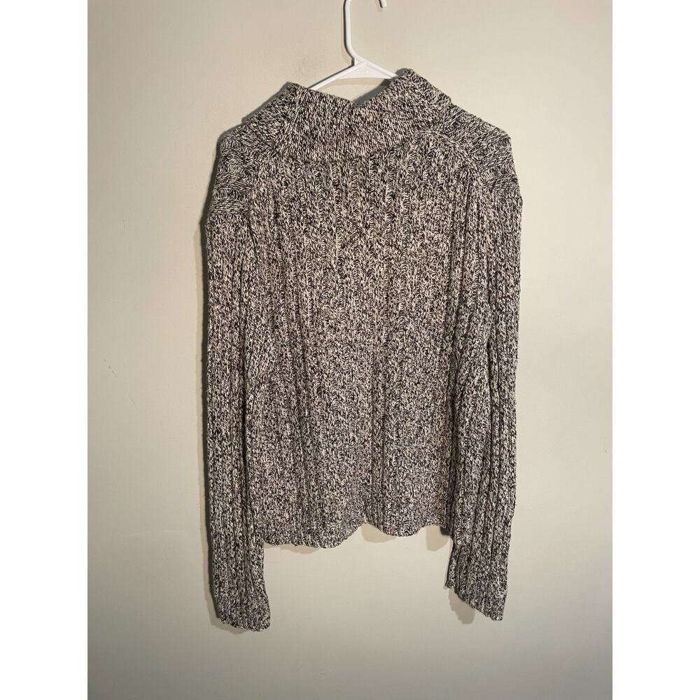 Polo Ralph Lauren Linen Blend Shawl Collar Heavy Knit Sweater Men's Large Preppy - Picture 4 of 7